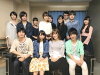 タテアニメ「むすんでひらいて」アフレコの様子。