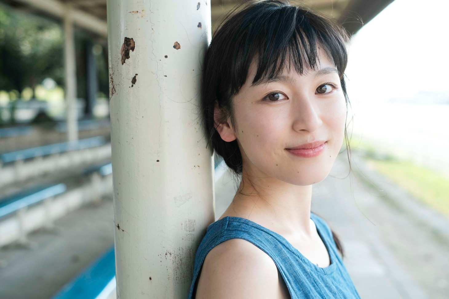 花枝まき役の宮下かな子。
