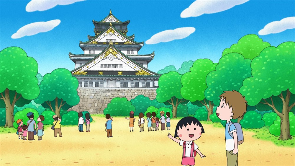 前方左からまる子、アンドレア。