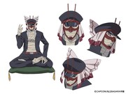 大谷吉継（CV：立木文彦）のキャラクター設定画。