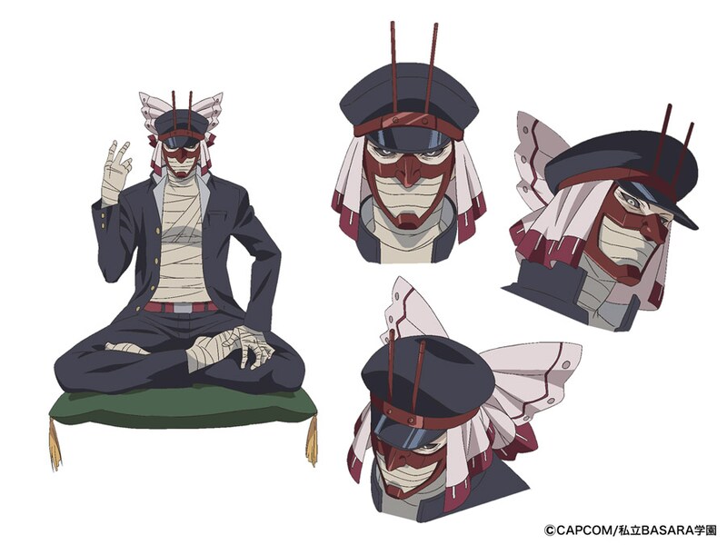 大谷吉継（CV：立木文彦）のキャラクター設定画。