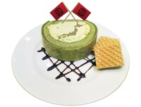 「四十七大戦」メニューの「鳥取島根ロールケーキ」。