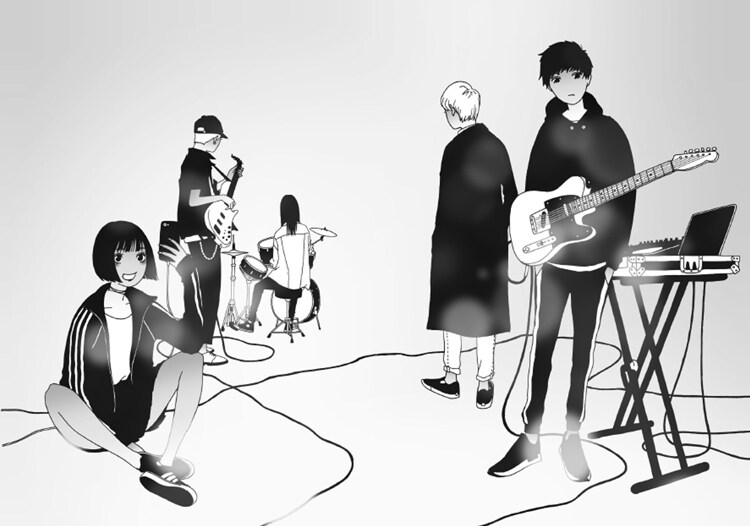 若き男女の音楽×恋描く「バジーノイズ」1巻、燃え殻とKing Gnu井口理も推薦