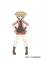 チカ（CV：富田美憂）の設定画。 (c)荒野のコトブキ飛行隊製作委員会