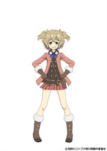 チカ（CV：富田美憂）の設定画。 (c)荒野のコトブキ飛行隊製作委員会