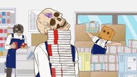 TVアニメ「ガイコツ書店員 本田さん」第2弾PVより。