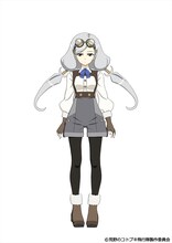 ケイト（CV：仲谷明香）の設定画。 (c)荒野のコトブキ飛行隊製作委員会