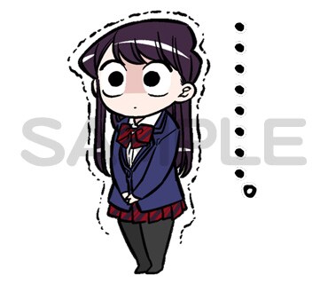 「古見さんは、コミュ症です。」LINEスタンプの一種。