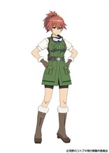 レオナ（CV：瀬戸麻沙美）の設定画。 (c)荒野のコトブキ飛行隊製作委員会