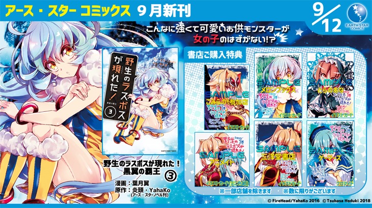 「野生のラスボスが現れた！黒翼の覇王」3巻特典一覧