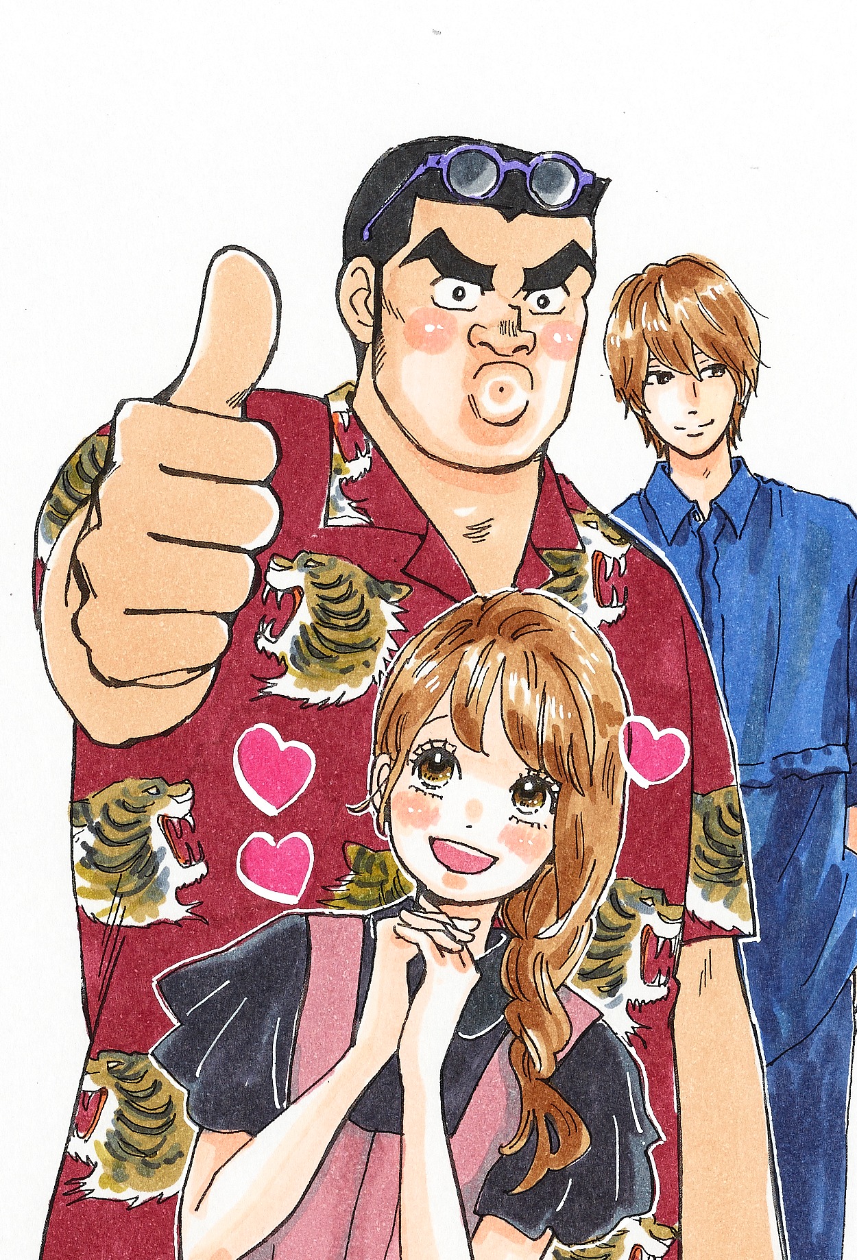 「俺物語!!」のカラーカット。