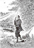 「軍鶏侍」より。