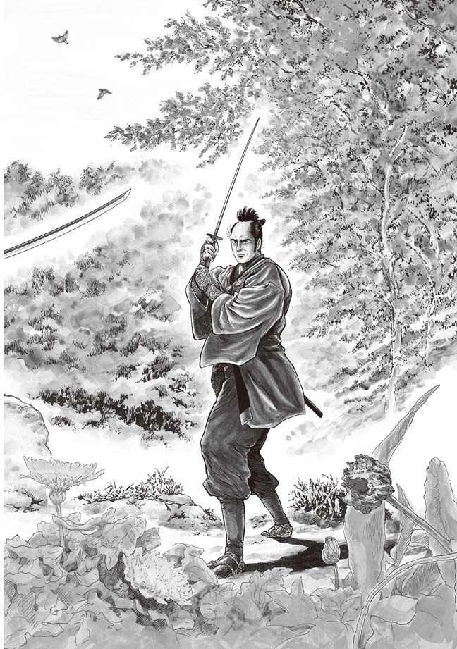 「軍鶏侍」より。