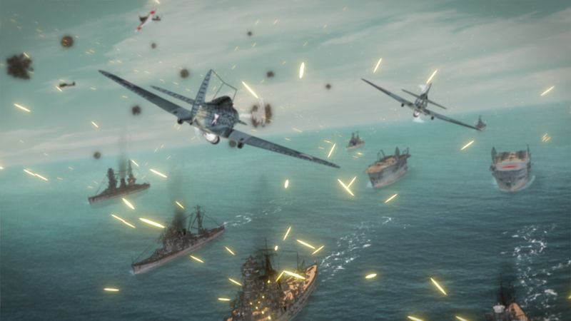 「アズールレーン」のティザーPVより。