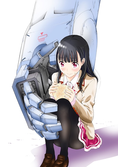 「ロボット依存系女子のメーワクな日常」イラスト