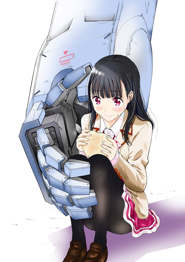 「ロボット依存系女子のメーワクな日常」イラスト