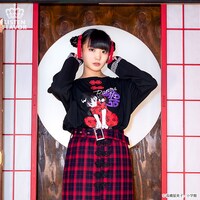 「らんまとPちゃんチャイナロンT」着用イメージ。