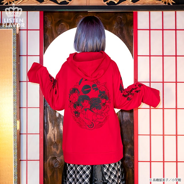 「らんまオールスターズチャイナパーカー」着用イメージ。