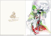 原画展会場で販売される「A4クリアファイル 金瓶梅 2」。