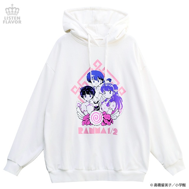 「らんまヒロインズパーカー［WHITE］」
