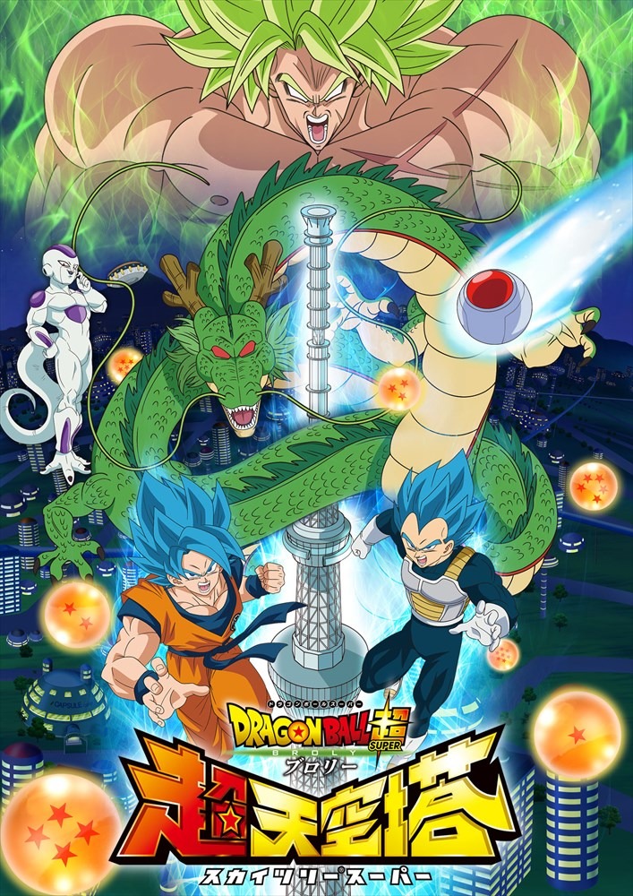 「ドラゴンボール超 ブロリー 超天空塔」メインビジュアル