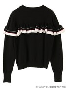 「スクールライフ フリルニットプルオーバー」