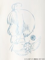 「さくらの横顔 バックリボン ビッグプルオーバー ホワイト」