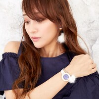 今剣モデルの腕時計の使用例。