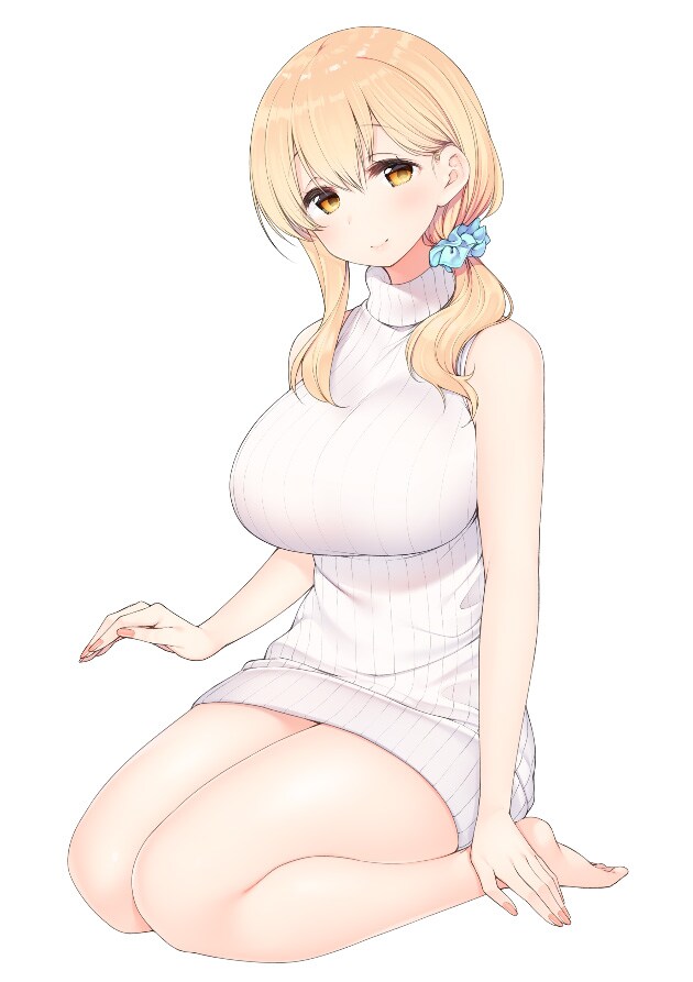 「春原彩花等身大フィギュア」のイラスト。