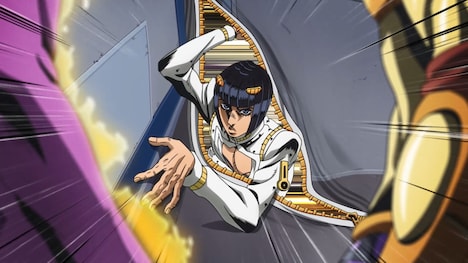 「キャラクターPV:ブローノ・ブチャラティ」より。(c)LUCKY LAND COMMUNICATIONS/集英社・ジョジョの奇妙な冒険GW製作委員会