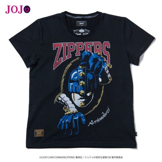 「ジョジョの奇妙な冒険 黄金の風 × glamb コラボレーションTシャツ」