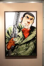 「連載50周年記念特別展『さいとう・たかを ゴルゴ13』用件を聞こうか……」の様子。