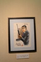 「連載50周年記念特別展『さいとう・たかを ゴルゴ13』用件を聞こうか……」の様子。