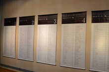 「連載50周年記念特別展『さいとう・たかを ゴルゴ13』用件を聞こうか……」の様子。