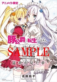 アニメイト特典の4Pリーフレット。