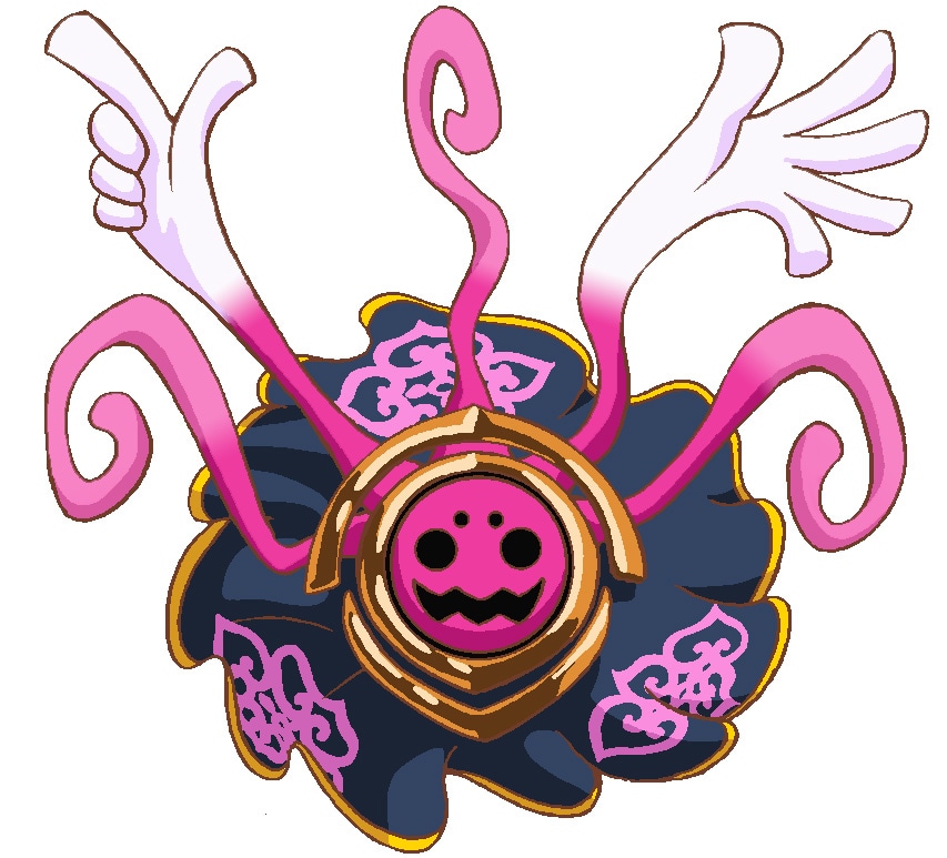 キュアラブリーに変身したミデンの設定画。