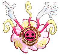 キュアホイップに変身したミデンの設定画。