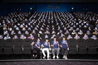 「風が強く吹いている」先行上映会の様子。