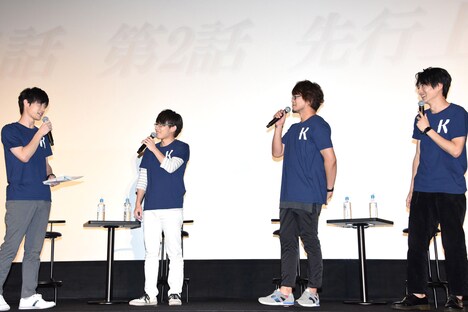 「風が強く吹いている」先行上映会の様子。