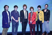 左から加瀬康之、小野友樹、谷山紀章、植田圭輔、谷佳樹、萩野崇。
