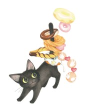 篠原烏童のイラスト。