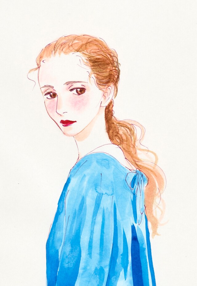 「ローズ ローズィ ローズフル バッド」のカラーカット。