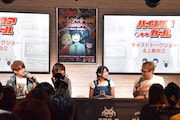 TVアニメ「ハイスコアガール」トークショーの様子。