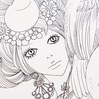 「安野モヨコのぬり絵」