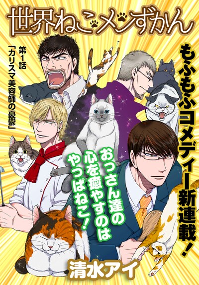 「世界ねこメンずかん」扉ページ