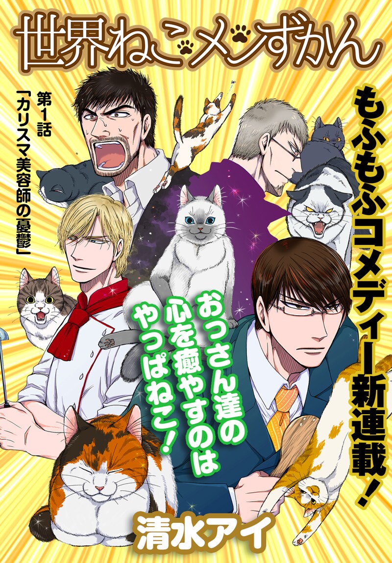 「世界ねこメンずかん」扉ページ