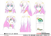 リリエッタ（CV：東山奈央）のキャラクター設定画。