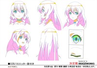 リリエッタ（CV：東山奈央）のキャラクター設定画。