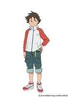 レントン（CV：三瓶由布子）。アネモネが、エウレカセブンの中で発見する少年。エウレカは彼のことを一途に思っているらしいが全ては謎に包まれている。