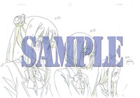 プレゼントされるアニメ生原画のサンプル。